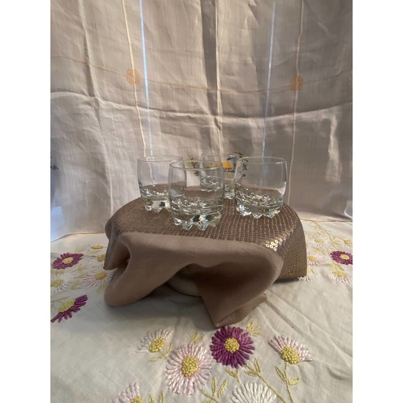 Vintage, Set of Four (4) Bormioli Italy Rocks / Scotch / Bourbon Drink Glasses - Picture 12 of 12